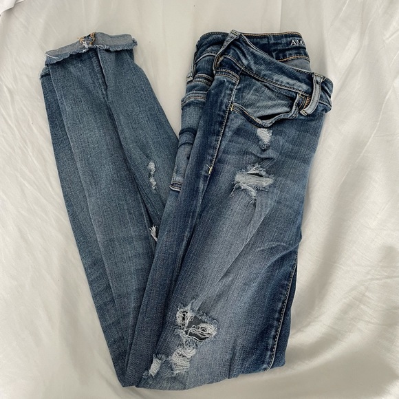 America Eagle Outfitters Cropped Jeans - Picture 3 of 5